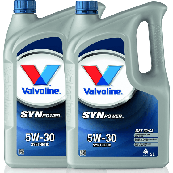 Valvoline 5W30 Fully Synthetic Engine Oil SynPower MST C3 BMW MB VW Approved 895154 - World of Lubricant